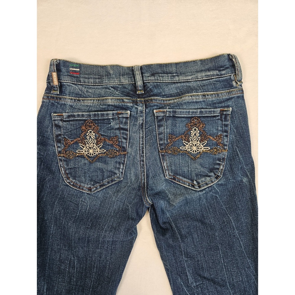 Diesel Liv Jeans Men's 25x30 Blue Denim Stretch Slim Straight Leg‎ Dark Wash - Picture 7 of 13